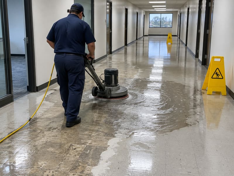 Floor Stripping & Waxing in the Chesapeake area